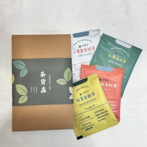 Teasney信封茶包巡禮4入：台灣高山茶+蜜香紅茶+日月潭紅玉+GABA茶佳龍茶